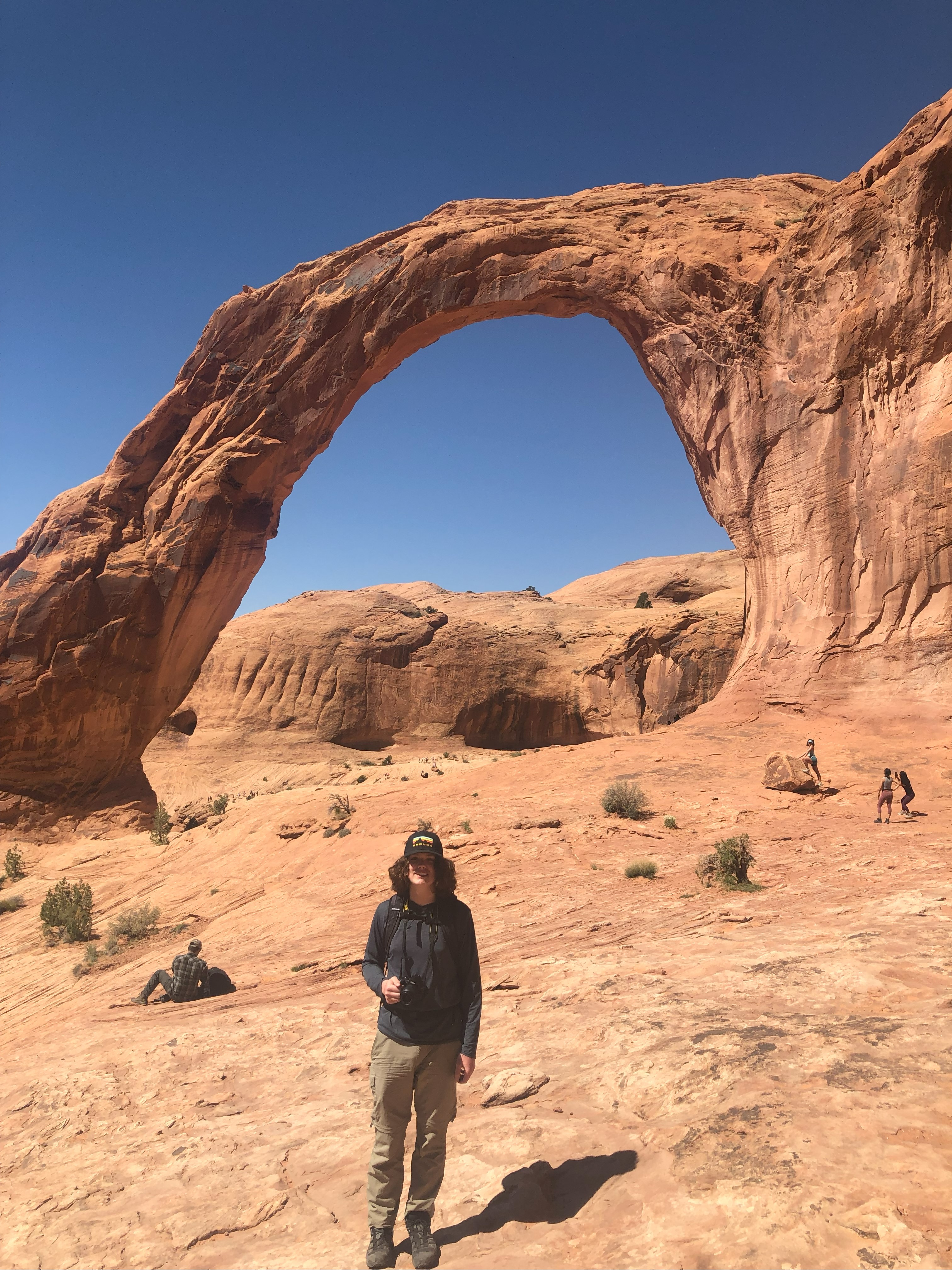 Me in front of the many arches in Moab, Utah
